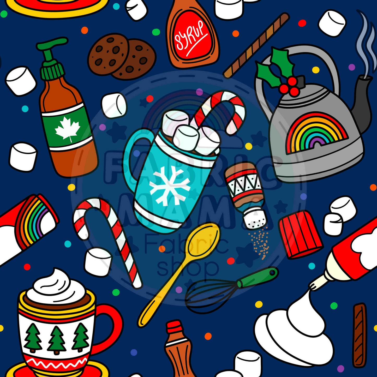 PREORDER Hot chocolate - Brushed Back French Terry Fabric – Kids Stretch Fabric UK