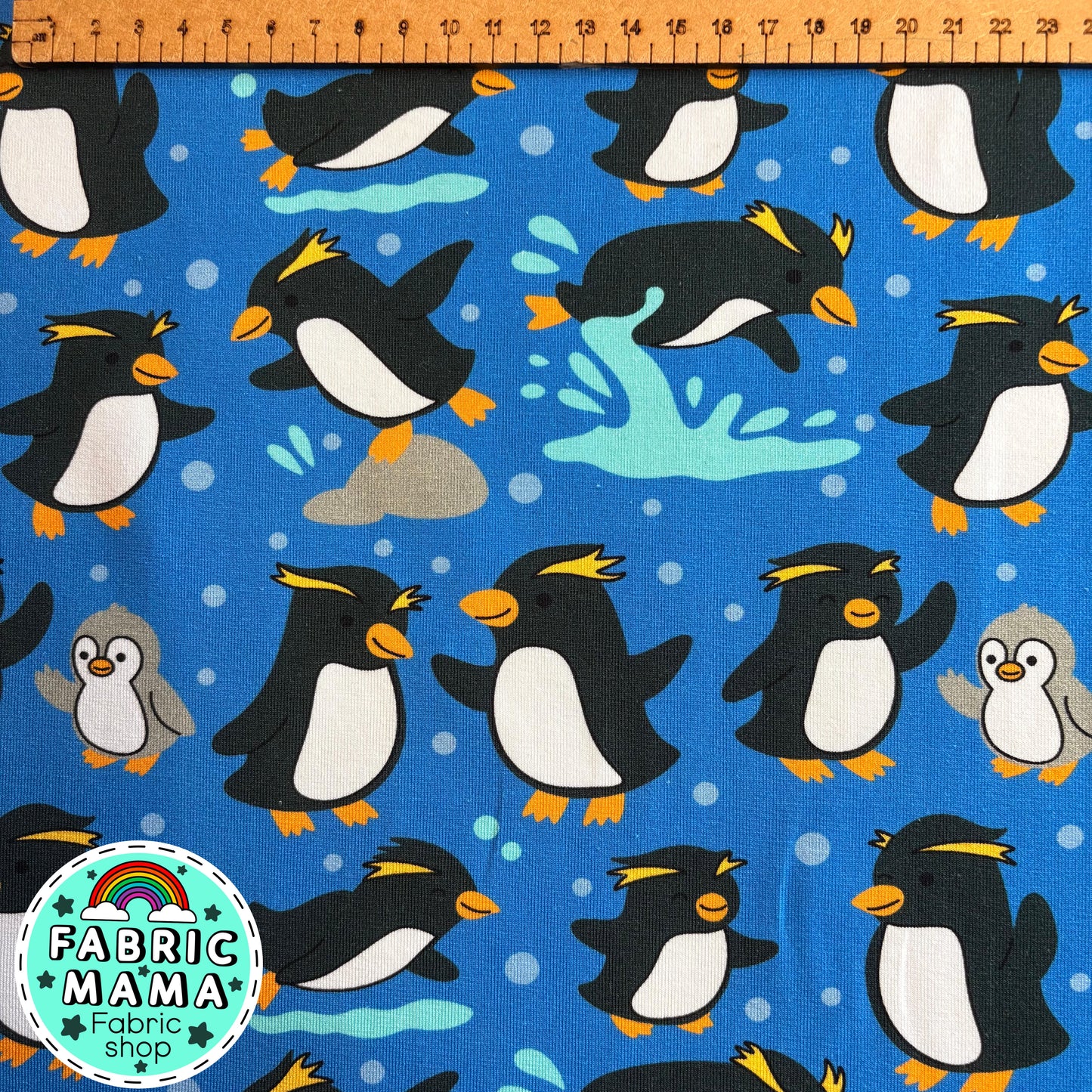 PREORDER Rock Hoppers - Premium Cotton Lycra Jersey Fabric – Kids Stretch Fabric UK