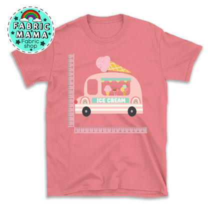 DTF iron on transfer-Retro ice cream adventure image 0