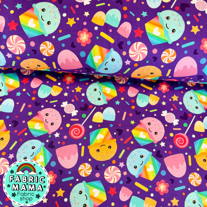 Sweeties - premium cotton lycra jersey kids stretch fabric image 0