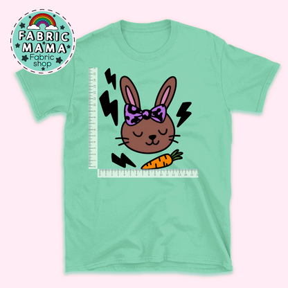 DTF iron on transfer CHEEKY BUNNIES 2 image 0