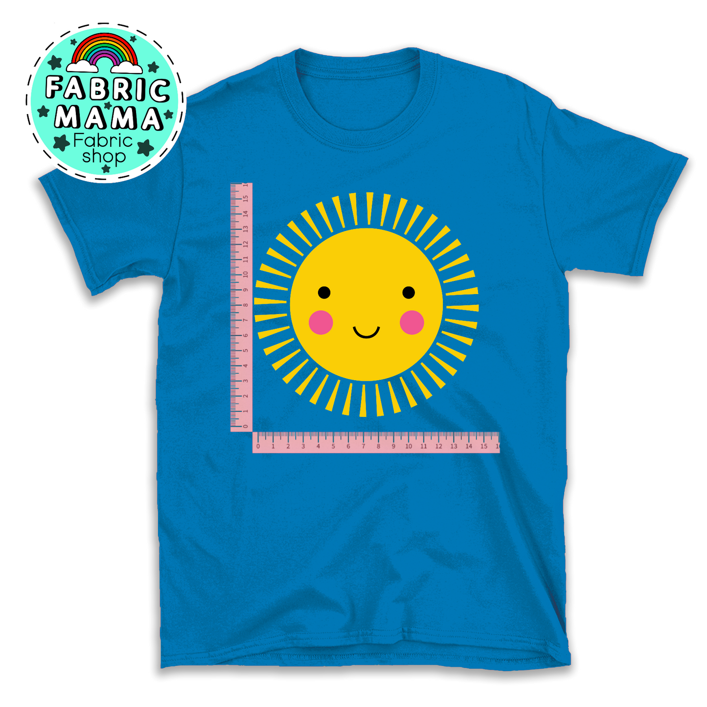 DTF iron on transfer- Tutti Frutti Sun image 0