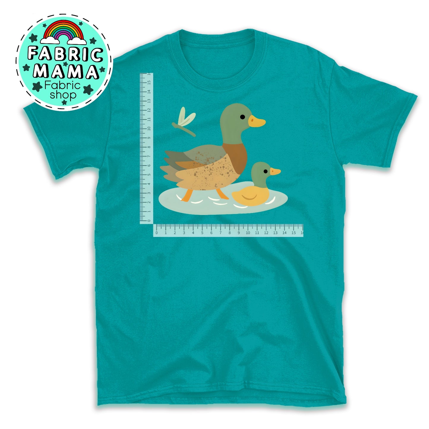 Feed the ducks DTF iron on transfer 1 image 0