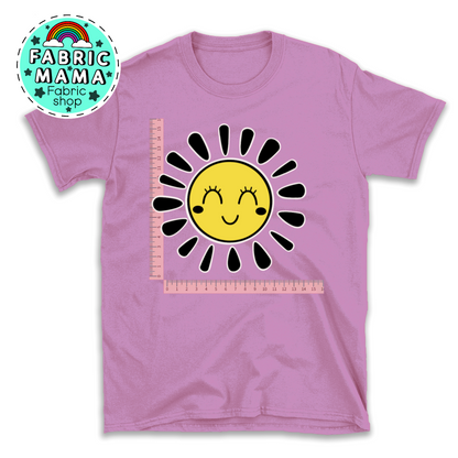 DTF iron on transfer -  Happy daze sun image 0