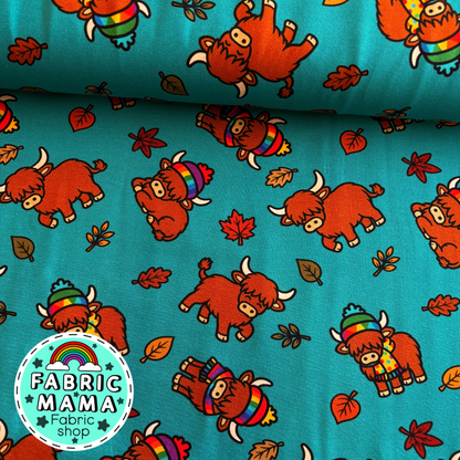 Cosy Coos -Premium Cotton Lycra Jersey Fabric – Kids Stretch Fabric UK