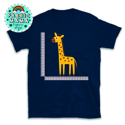 DTF iron on transfer- Midnight jungle jamboree giraffe image 0