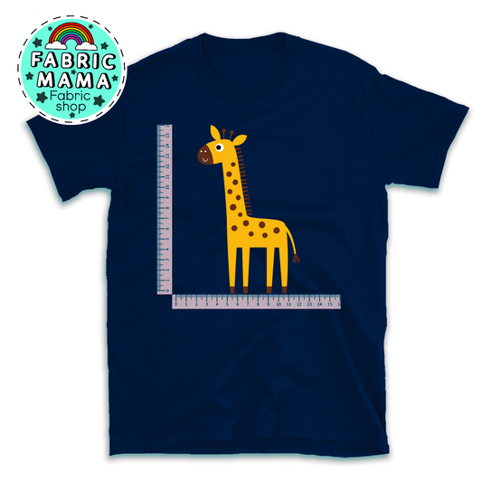 DTF iron on transfer- Midnight jungle jamboree giraffe image 0