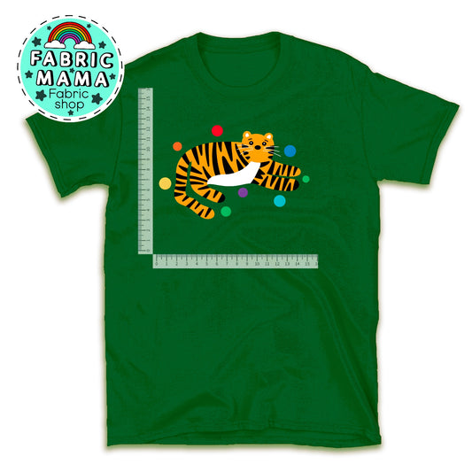 Tiger tiger! DTF iron on transfer image 0