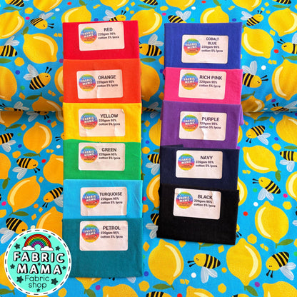 PREORDER Citrus bees - Premium cotton lycra image 2