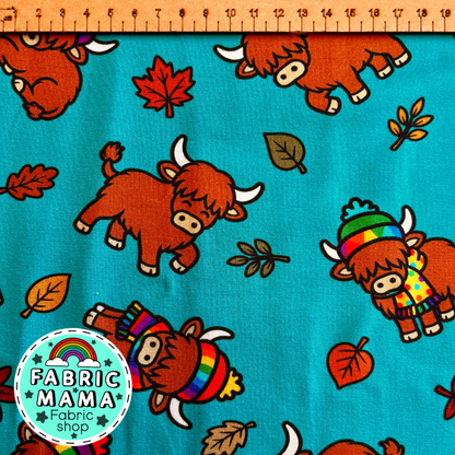 Cosy Coos -Premium Cotton Lycra Jersey Fabric – Kids Stretch Fabric UK