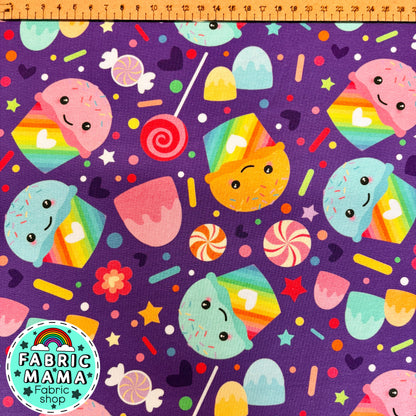 Sweeties - premium cotton lycra jersey kids stretch fabric image 1