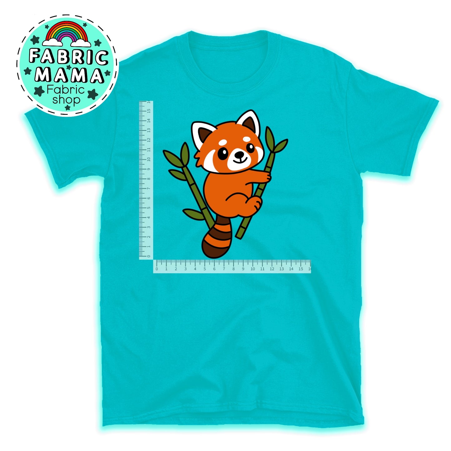 DTF iron on transfer-RED PANDA PALOOZA 1 image 0