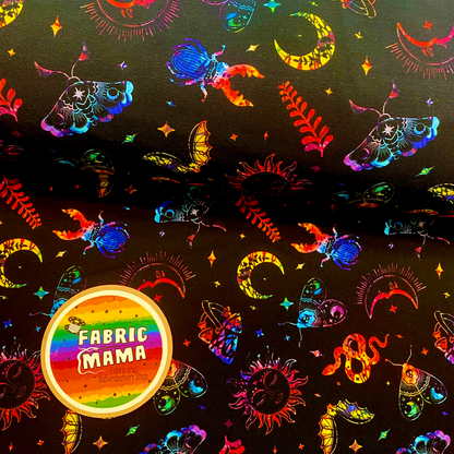 Mystic - Premium Cotton Lycra Jersey Fabric – Kids Stretch Fabric UK image 0