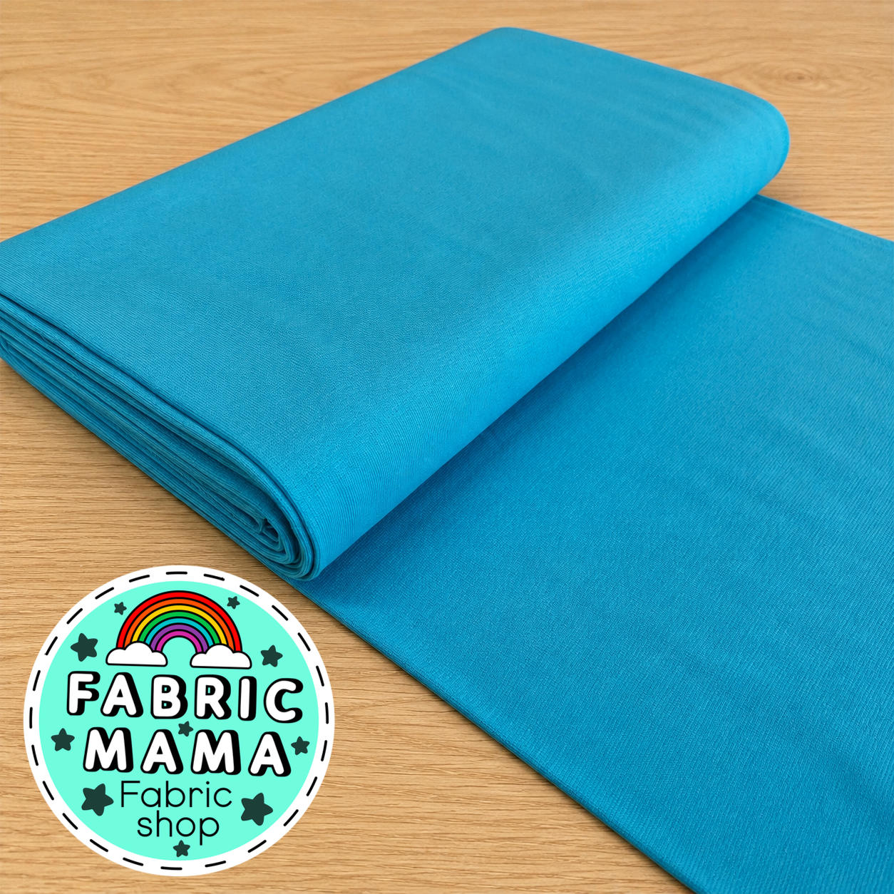 250gsm jersey ribbing - turquoise