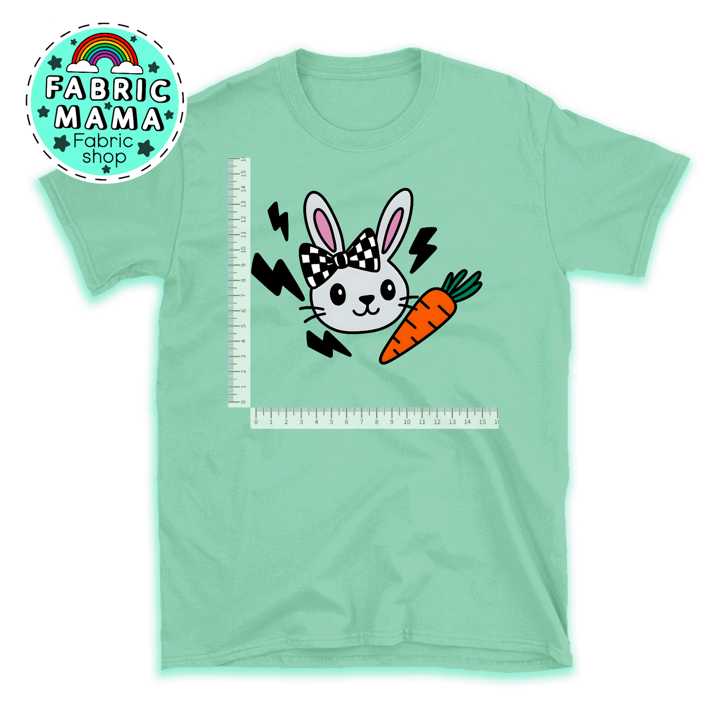 DTF iron on transfer CHEEKY BUNNIES 1 image 0