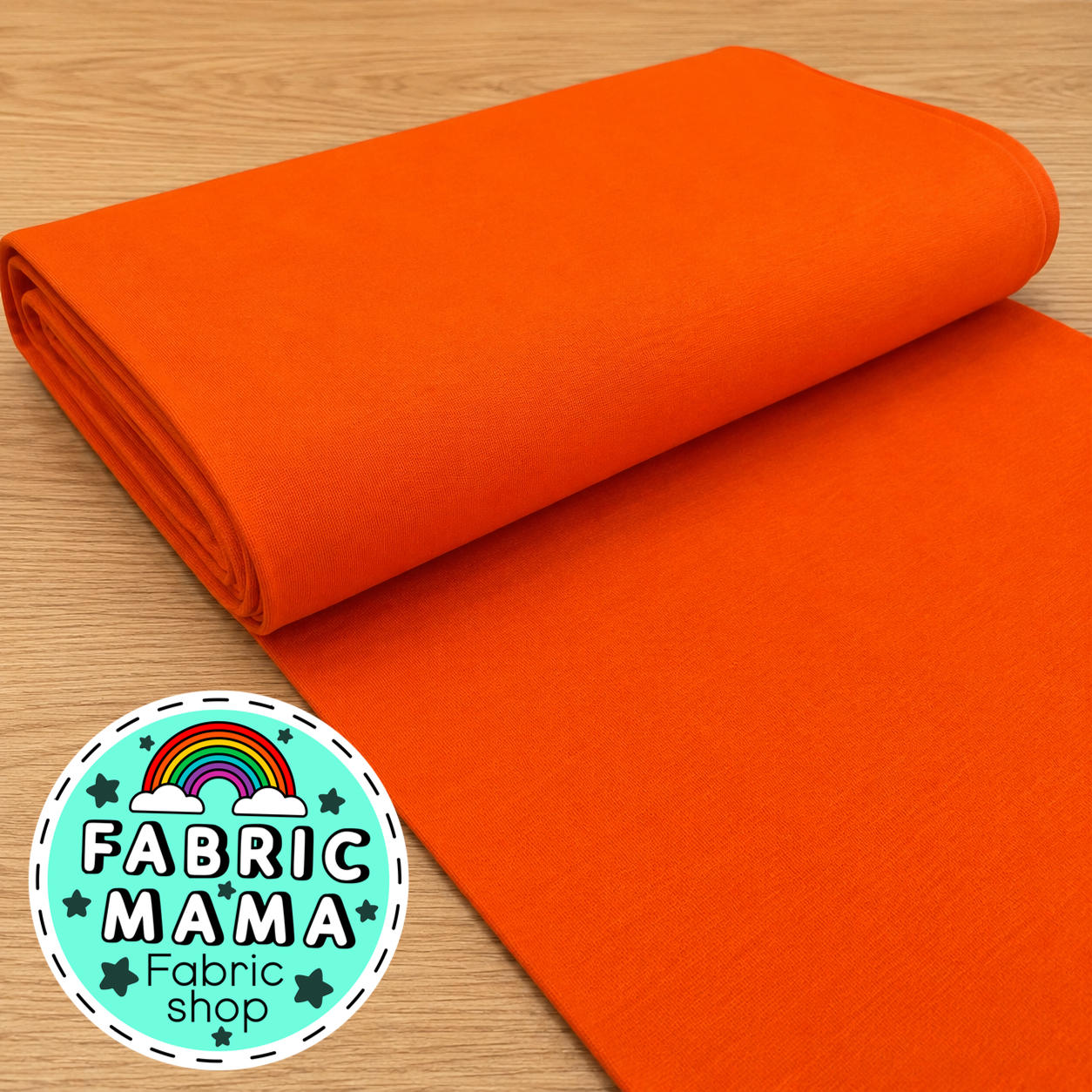 250gsm jersey ribbing -orange