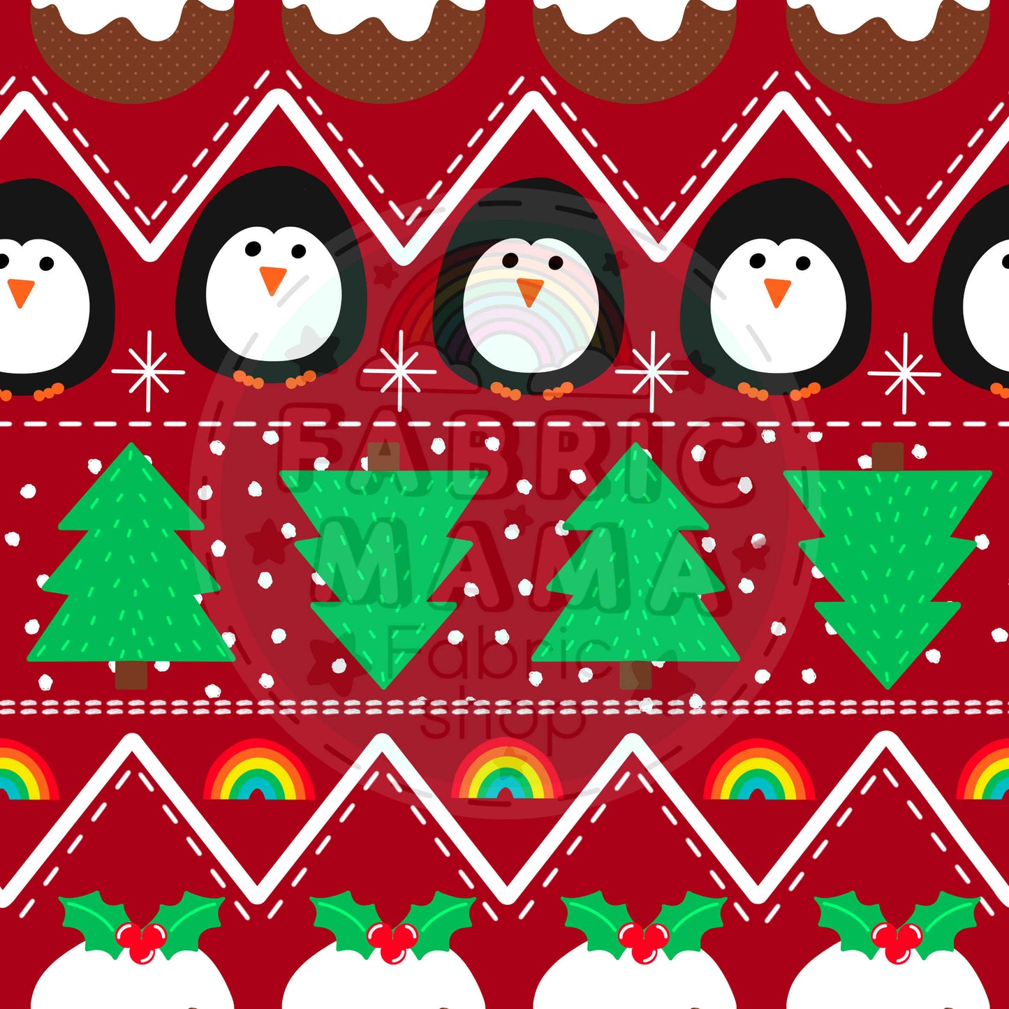 PREORDER Christmas jumper - Brushed Back French Terry Fabric – Kids Stretch Fabric UK