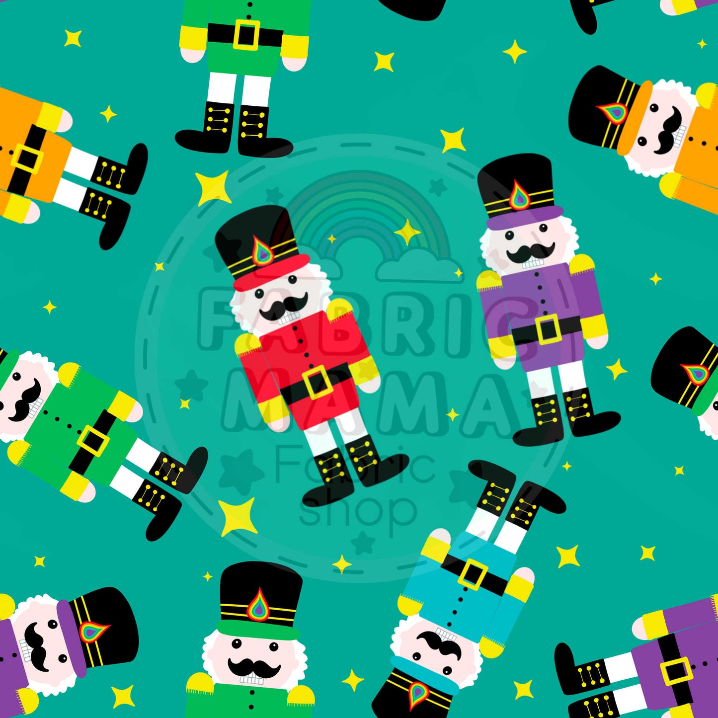 PREORDER Cracking Christmas - Brushed Back French Terry Fabric – Kids Stretch Fabric UK