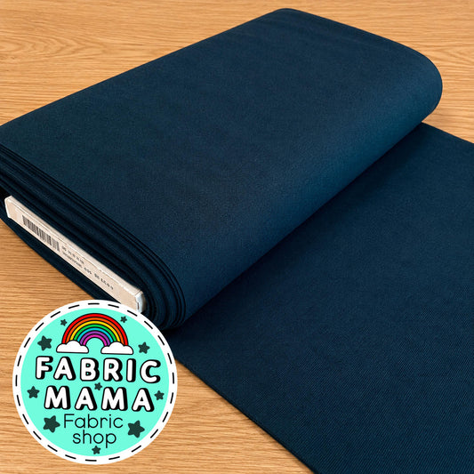 250gsm jersey ribbing - Navy