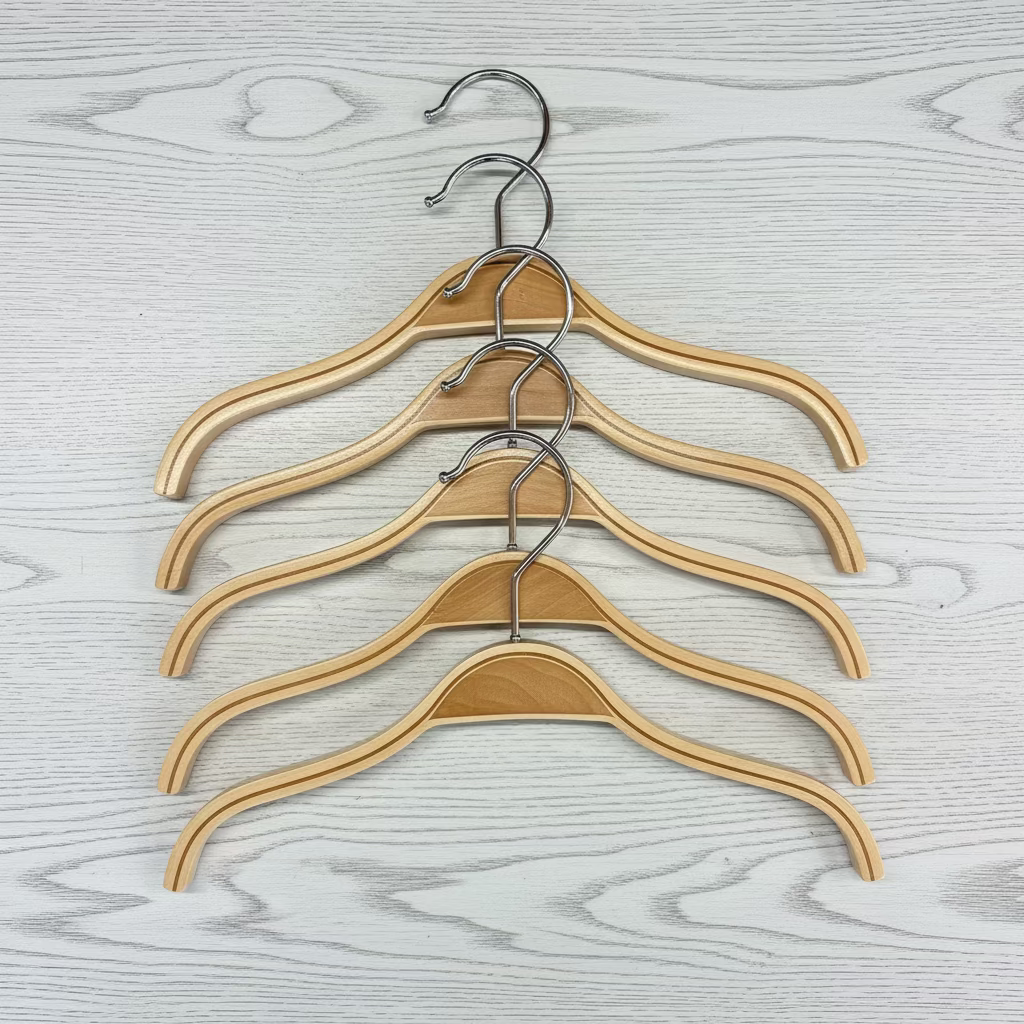 Children’s Wooden Coat Hangers – Pack of 5