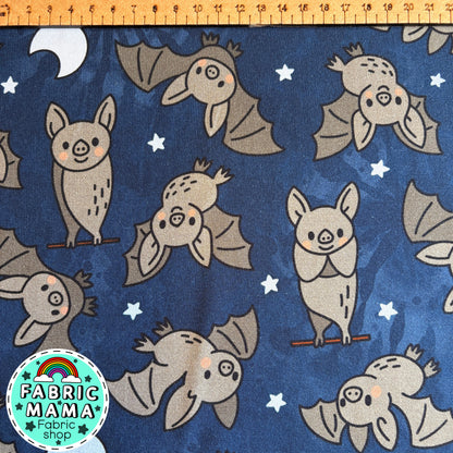 PREORDER  Totally Batty Tie Dye -Premium Cotton Lycra Jersey Fabric – Kids Stretch Fabric UK