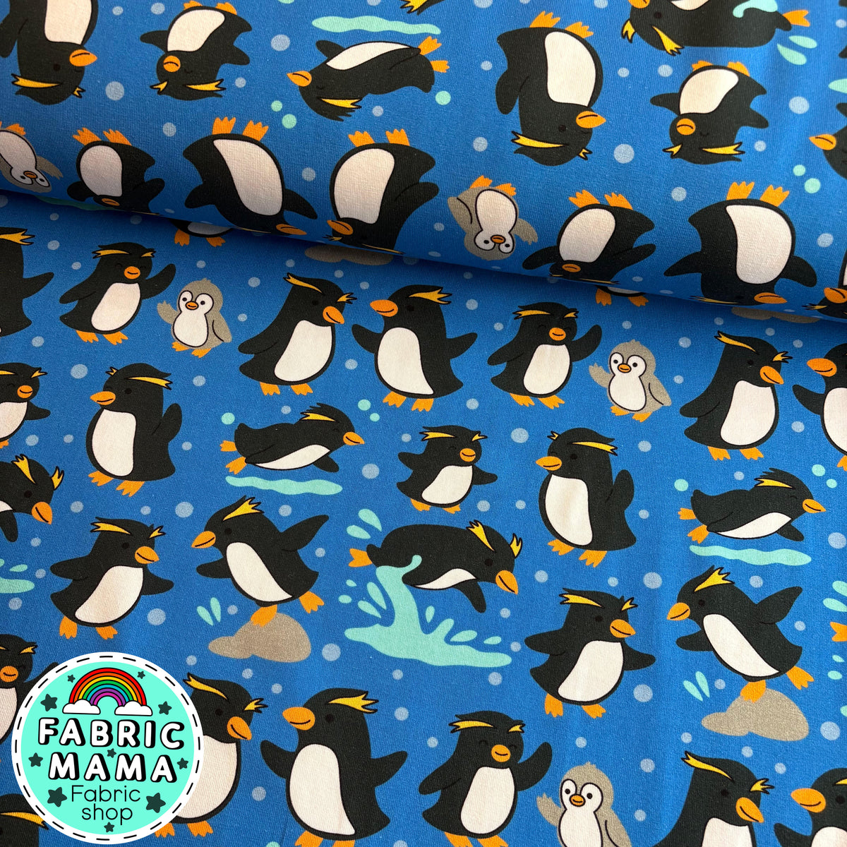 PREORDER Rock Hoppers - Premium Cotton Lycra Jersey Fabric – Kids Stretch Fabric UK
