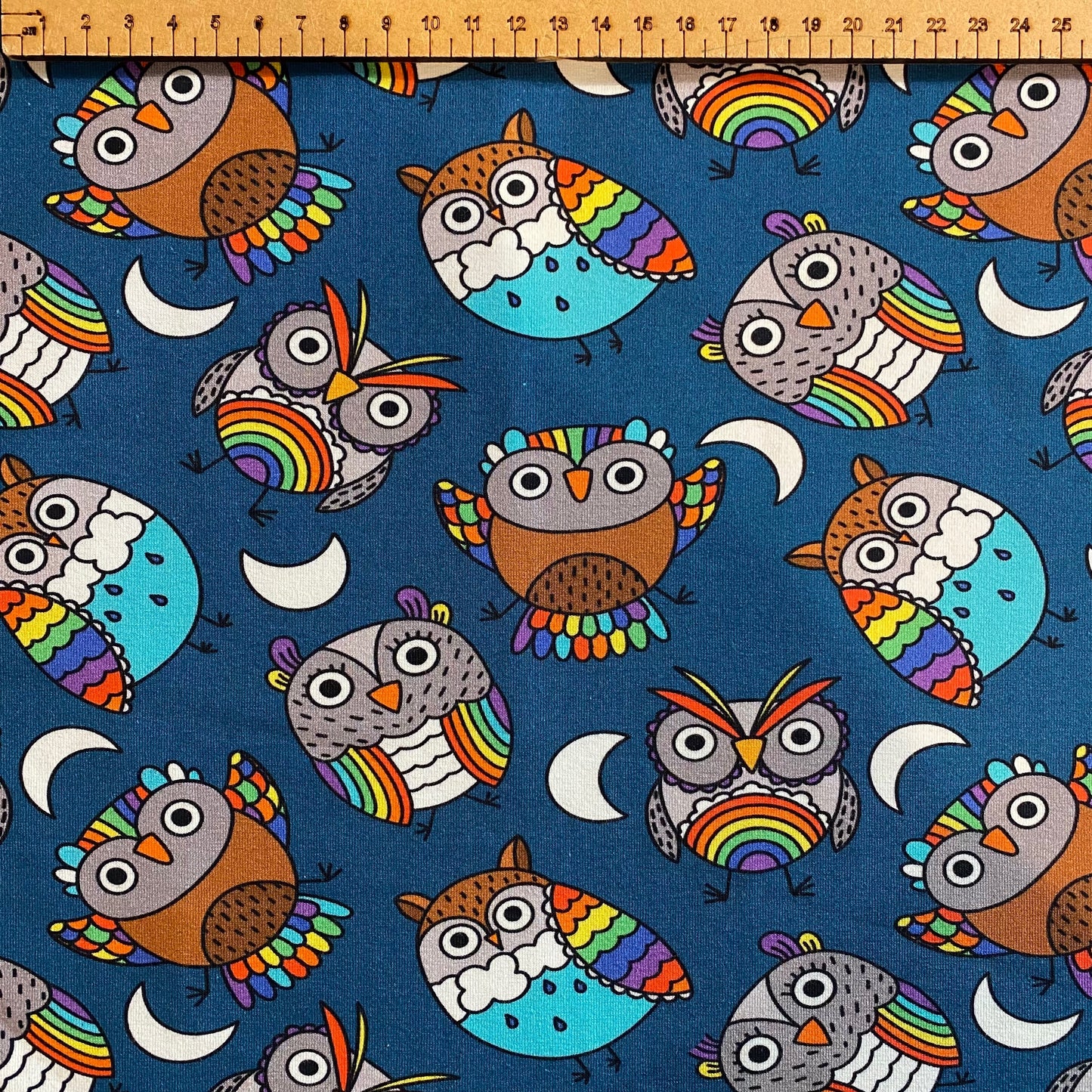 PREORDER  Hoot -Premium Cotton Lycra Jersey Fabric – Kids Stretch Fabric UK