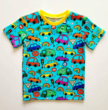 PREORDER Beep beep! - Premium cotton lycra jersey stretch fabric