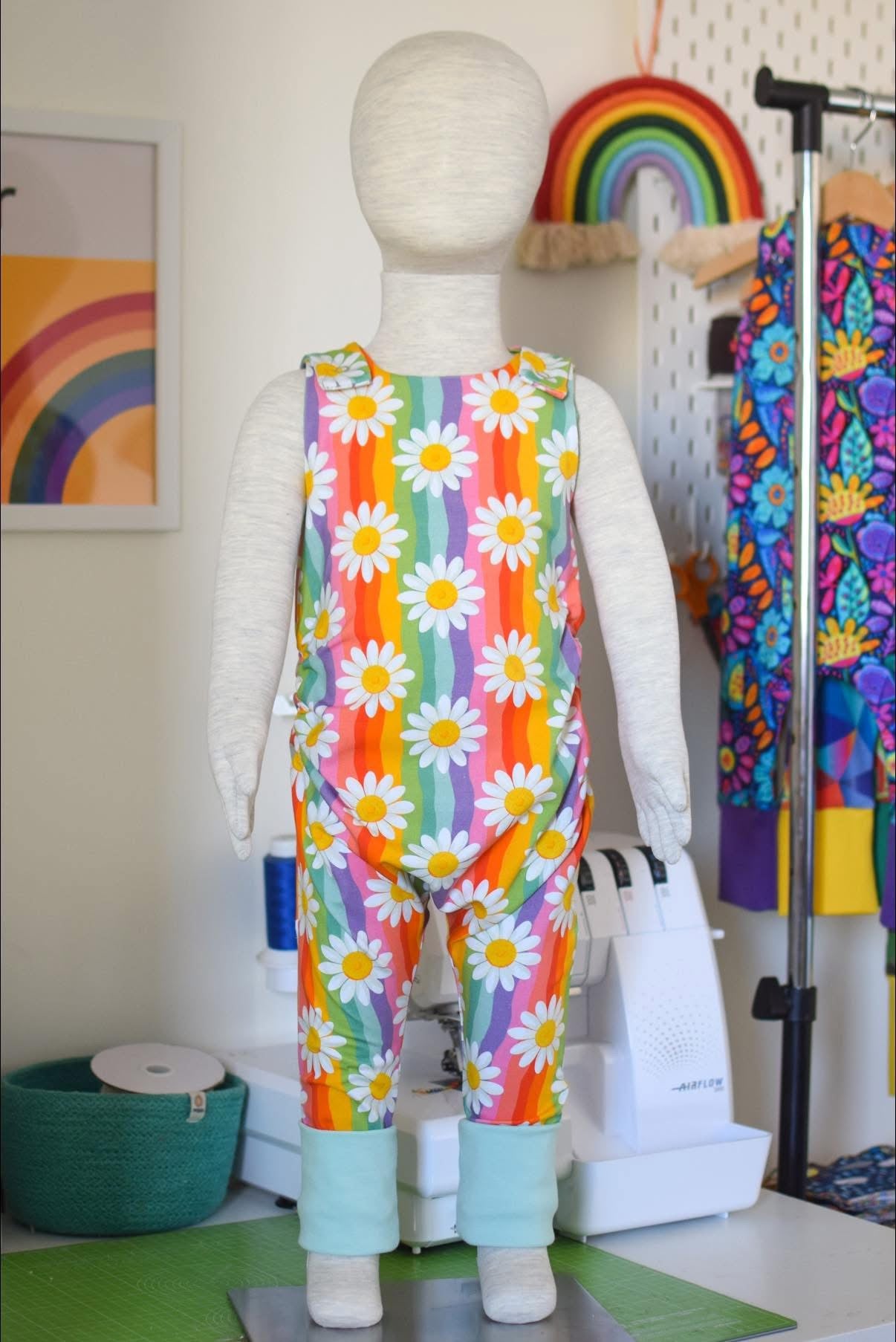 Daisy daisy - Premium cotton lycra jersey kids stretch fabric