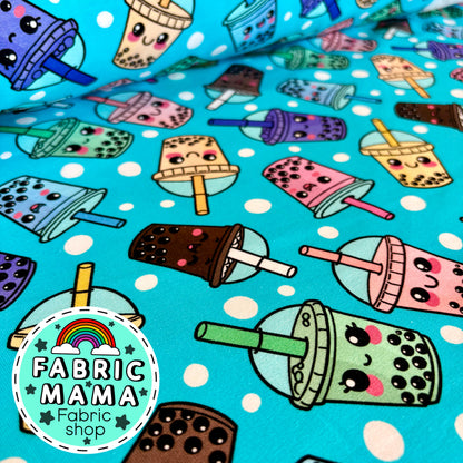 Boba - premium cotton lycra jersey kids stretch fabric
