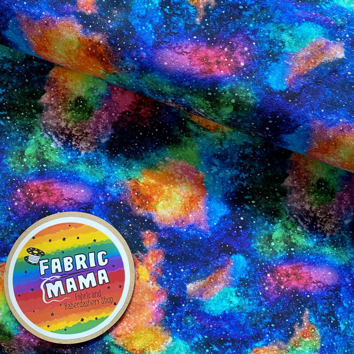 Galaxy  -220gsm Premium Cotton Lycra Jersey Fabric – Kids Stretch Fabric UK