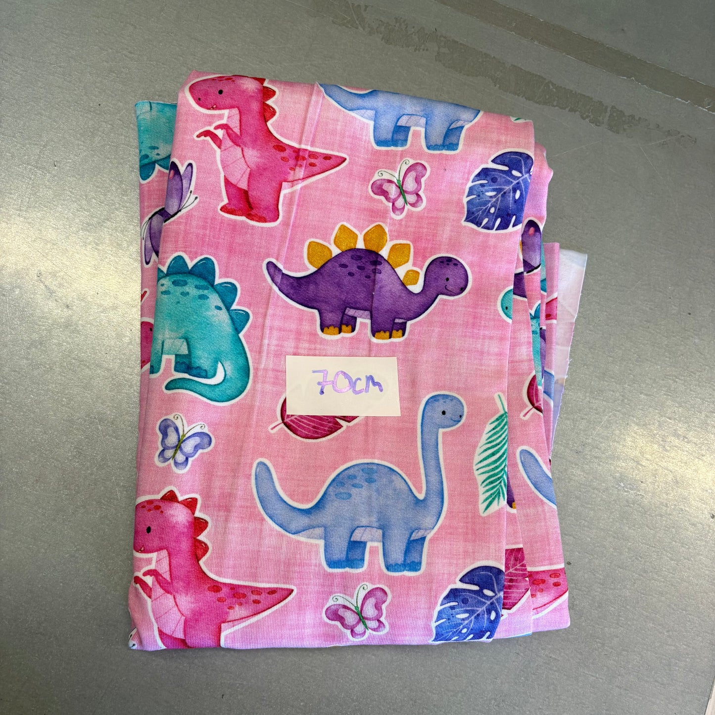 BOLT END Pastel dinos 70cm - Premium cotton lycra