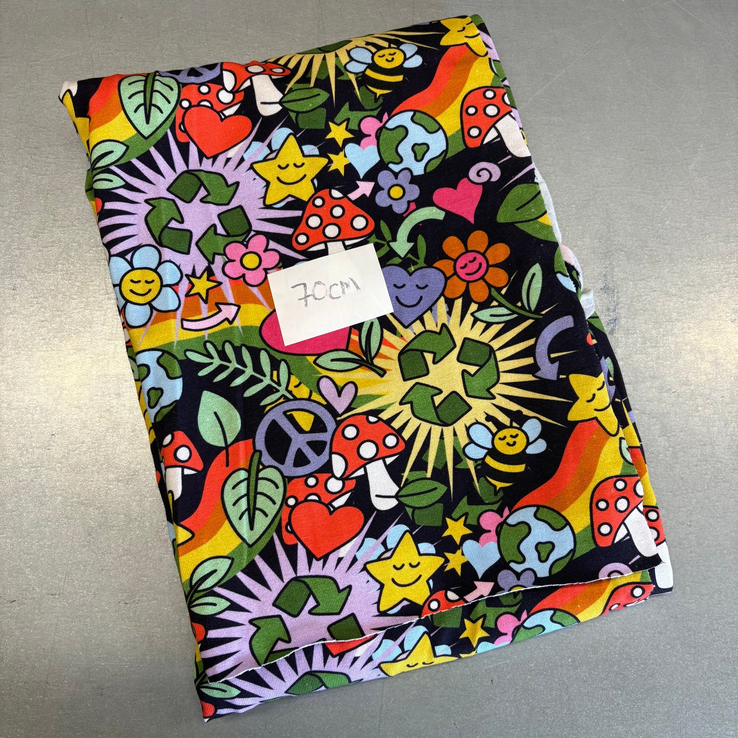 BOLT END 70cm Abstract Peace - Premium cotton lycra