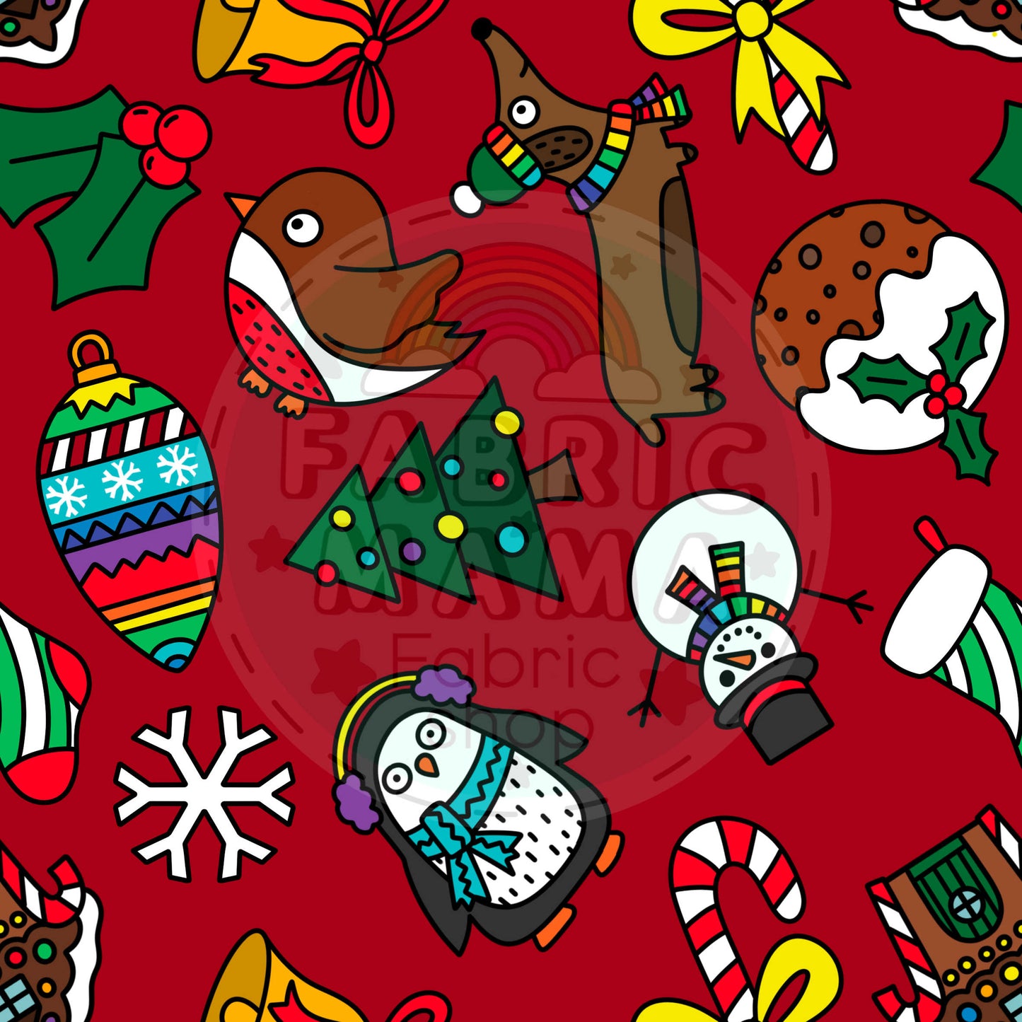 PREORDER Jolly jumble  - Premium Cotton Lycra Jersey Fabric – Kids Stretch Fabric UK