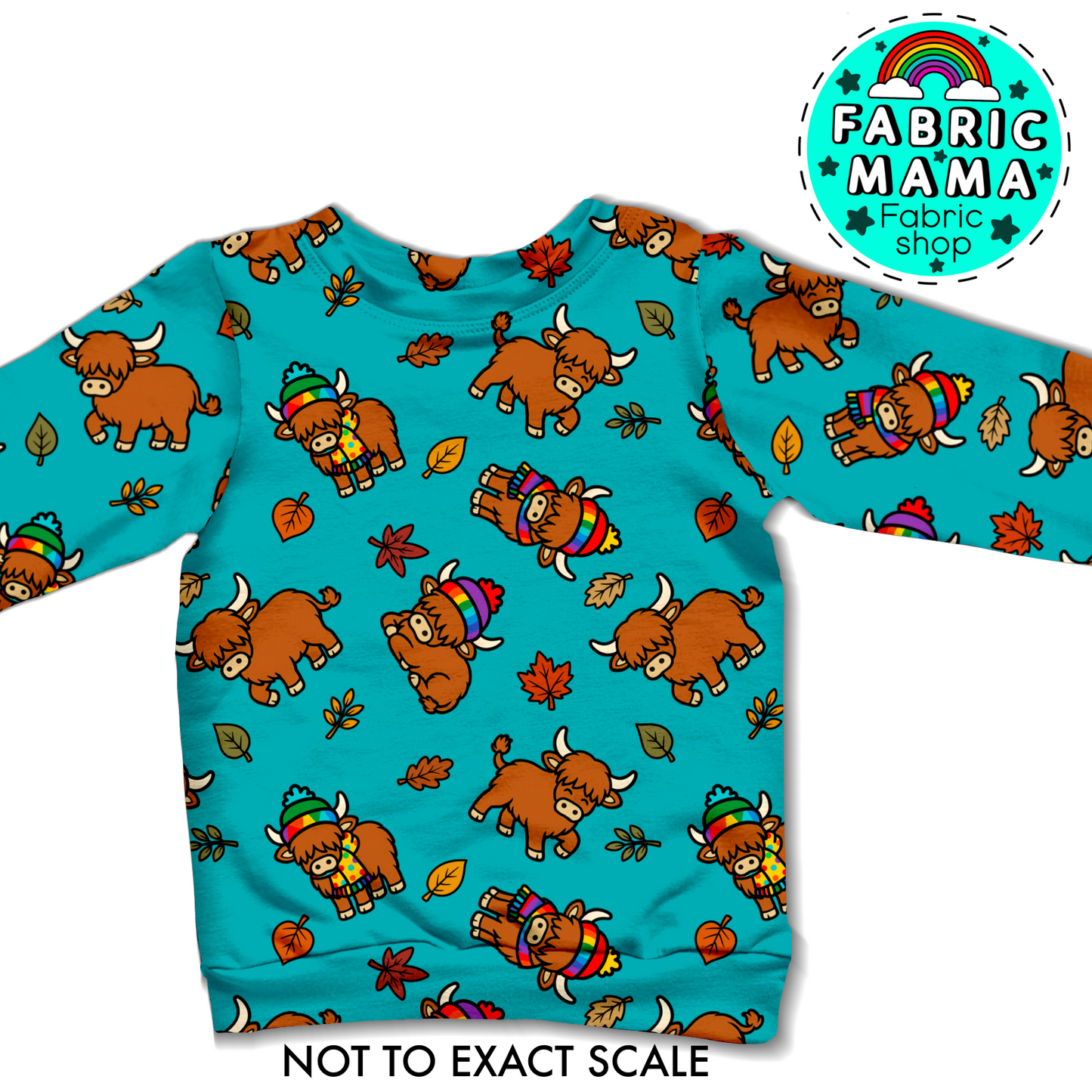 PREORDER  Cosy Coos -Premium Cotton Lycra Jersey Fabric – Kids Stretch Fabric UK