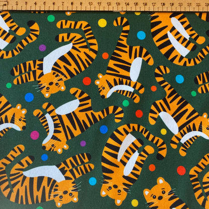 Tiger! Tiger! - premium cotton lycra jersey kids stretch fabric