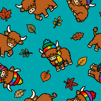 PREORDER  Cosy Coos- Brushed Back French Terry Fabric – Kids Stretch Fabric UK