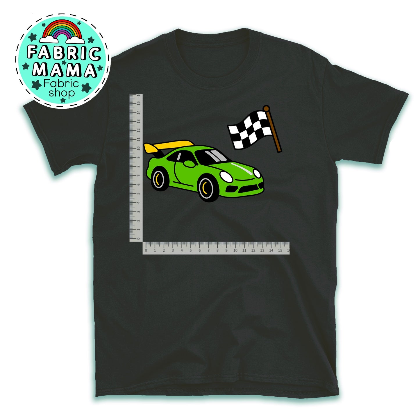 DTF iron on transfer-SPEED RACE CAR image 0