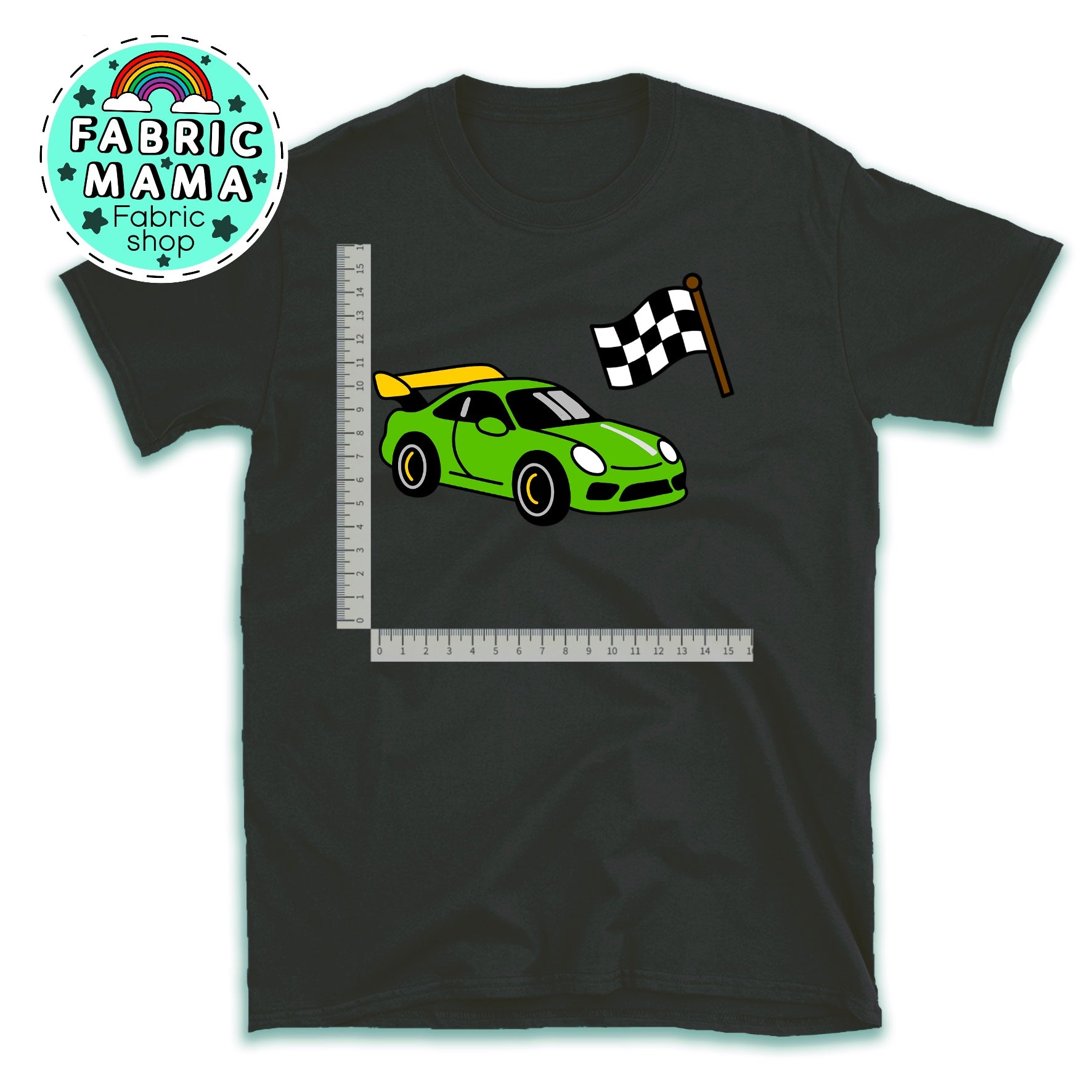 DTF iron on transfer-SPEED RACE CAR image 0