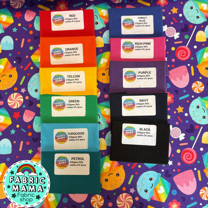 Sweeties - premium cotton lycra jersey kids stretch fabric image 2