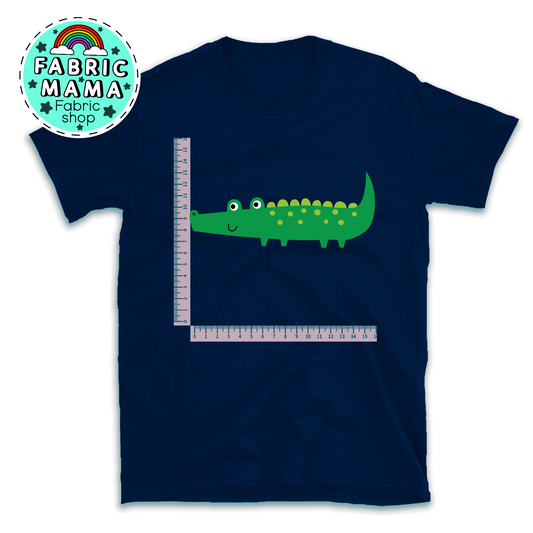DTF iron on transfer- Midnight jungle jamboree croc image 0