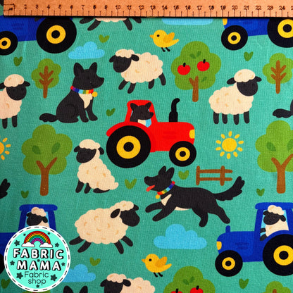 PREORDER  Round em' up Premium Cotton Lycra Jersey Fabric – Kids Stretch Fabric image 1