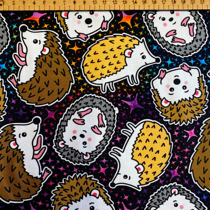 Pigmy hogs - premium cotton lycra jersey kids stretch fabric image 1