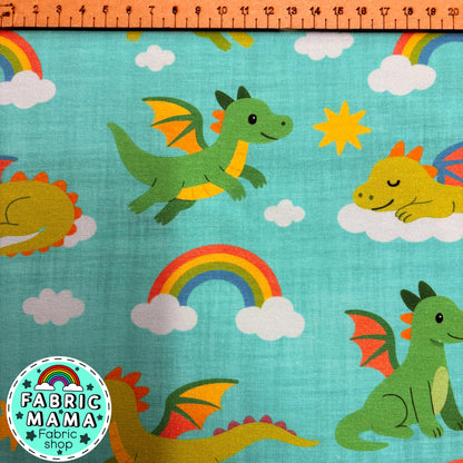 PREORDER Sunny dragons - Premium cotton lycra image 2