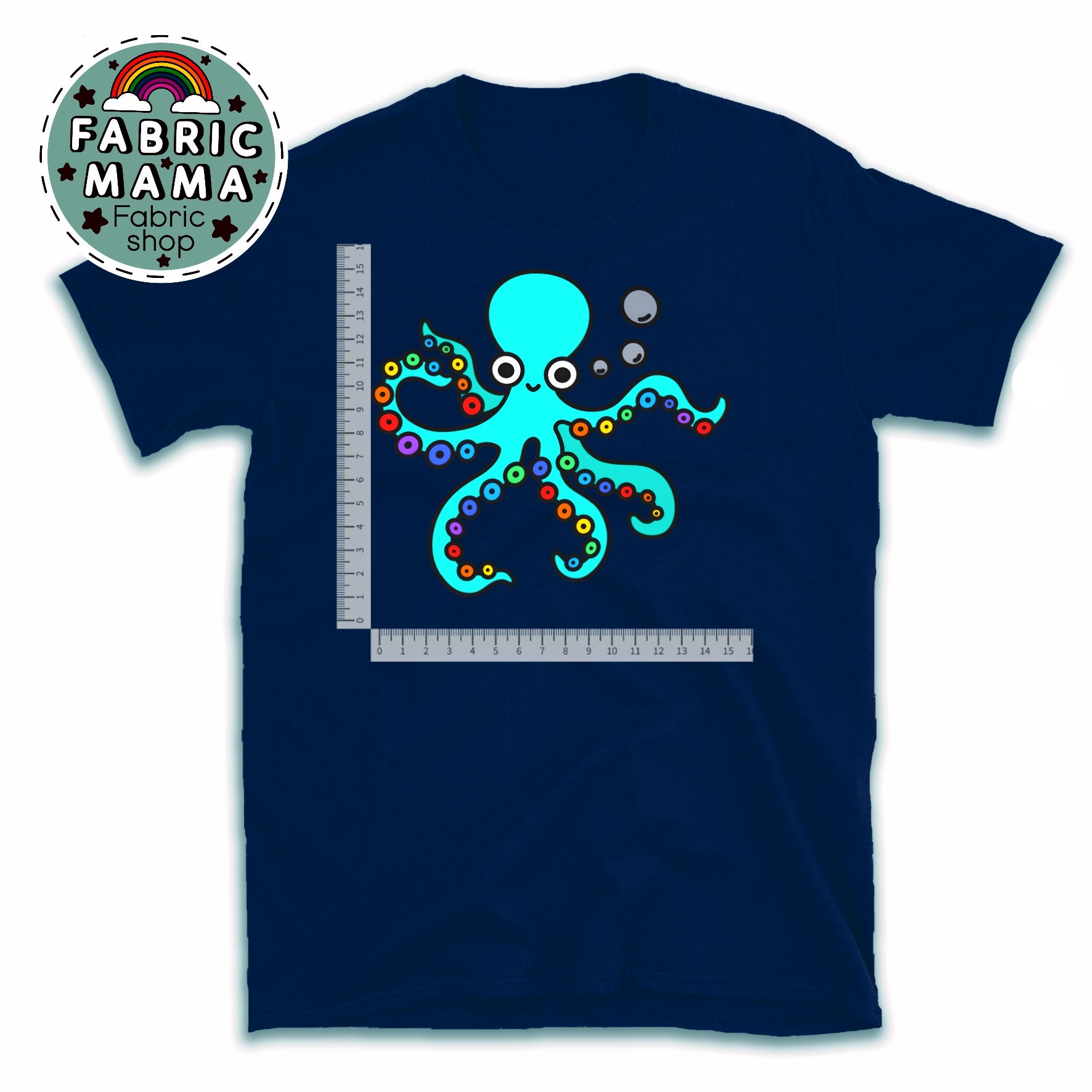 DTF iron on transfer- Octopi image 0