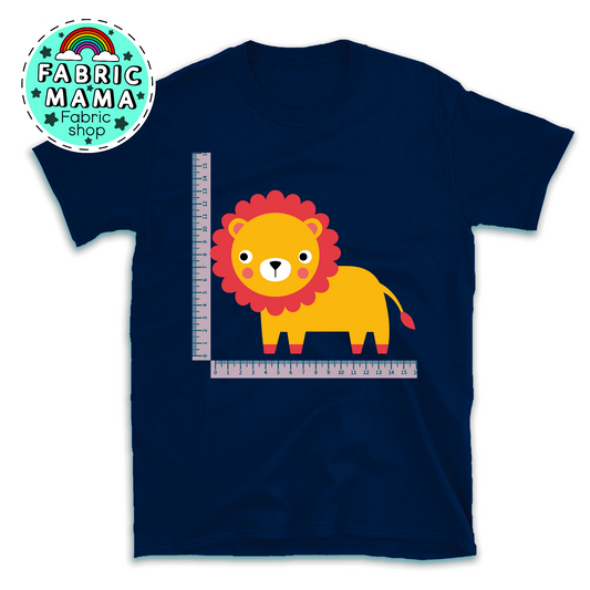 DTF iron on transfer- Midnight jungle jamboree lion image 0