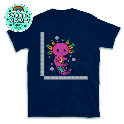 Rainbow axolotles DTF iron on transfer2 image 0